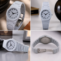 White Arabic Aura Watch for Women